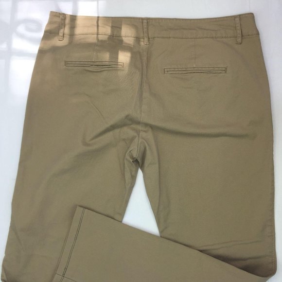 DELIA*s KHAKI CHINOS PANTS STRAIGHT LEG TAN WOMENS 13/14 R - Picture 11 of 14